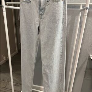 Zara High Rise Light Blue Jeans